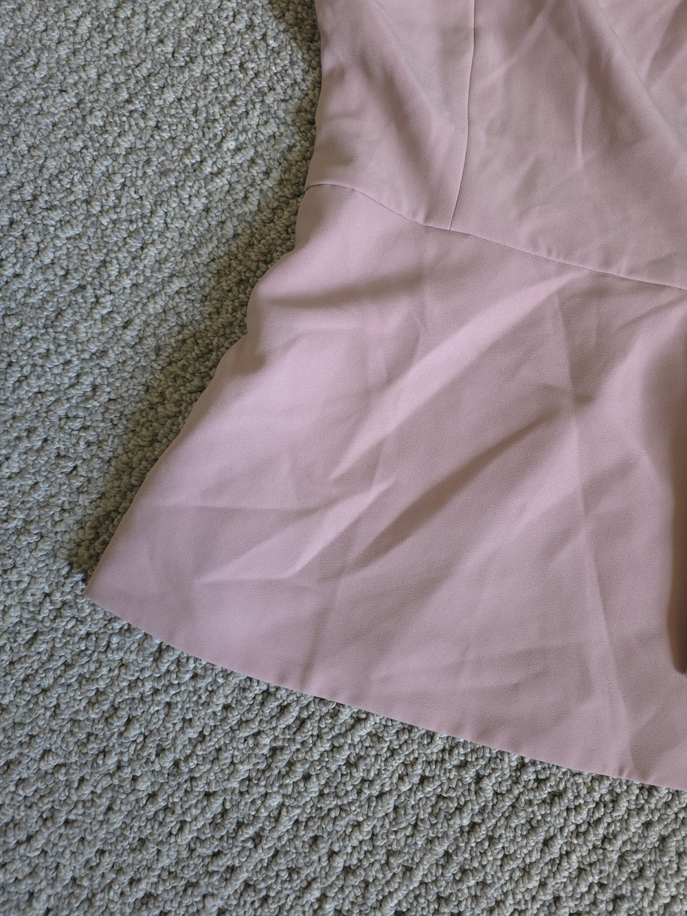 Two Sisters One-Shoulder Ruffle Peplum Top - Picture 11 of 16